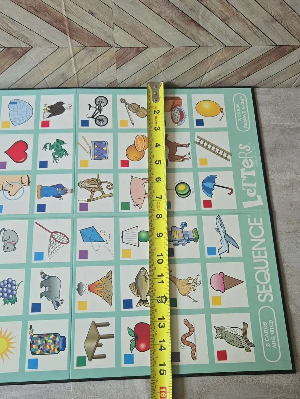 SEQUENCE Letters by Jax - Educational Board Game - Learn Alphabet from A to Z